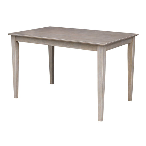John Thomas Dining Essentials 30x48'' Square Table / 30'' Shaker Legs image