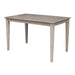 John Thomas Dining Essentials 30x48'' Square Table / 30'' Shaker Legs image