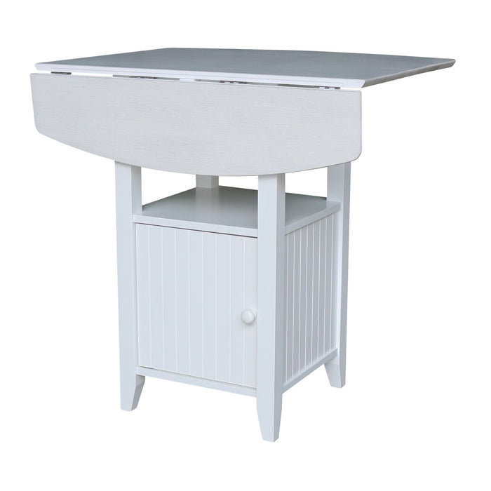 John Thomas Dining Essentials Dropleaf Bistro Table 36x20x38'' 36''H - Holmwood's Furniture & Design Center (Somersworth, NH)
