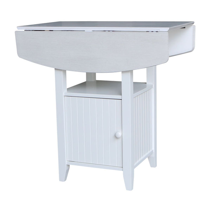 John Thomas Dining Essentials Dropleaf Bistro Table 36x20x38'' 36''H - Holmwood's Furniture & Design Center (Somersworth, NH)