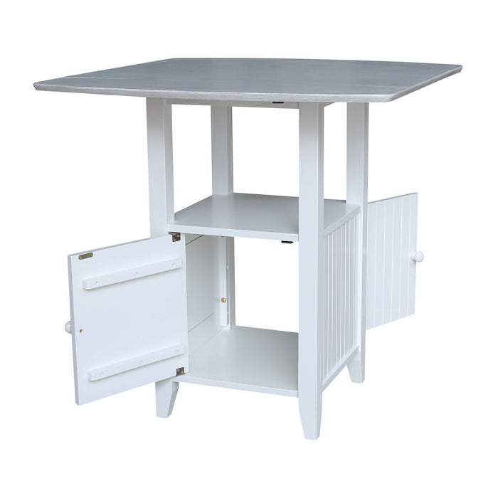 John Thomas Dining Essentials Dropleaf Bistro Table 36x20x38'' 36''H - Holmwood's Furniture & Design Center (Somersworth, NH)