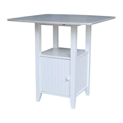 John Thomas Dining Essentials Dropleaf Bistro Table 36x20x38'' 36''H image