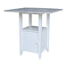 John Thomas Dining Essentials Dropleaf Bistro Table 36x20x38'' 36''H image