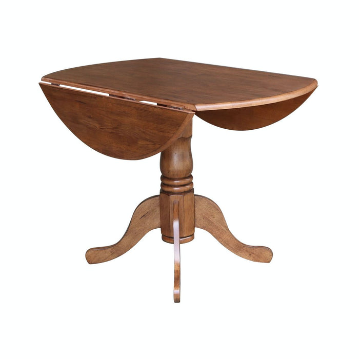 John Thomas Dining Essentials 42'' Round Drop Leaf Table - Holmwood's Furniture & Design Center (Somersworth, NH)