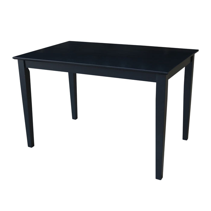 John Thomas Dining Essentials 30x48'' Square Table / 30'' Shaker Legs image