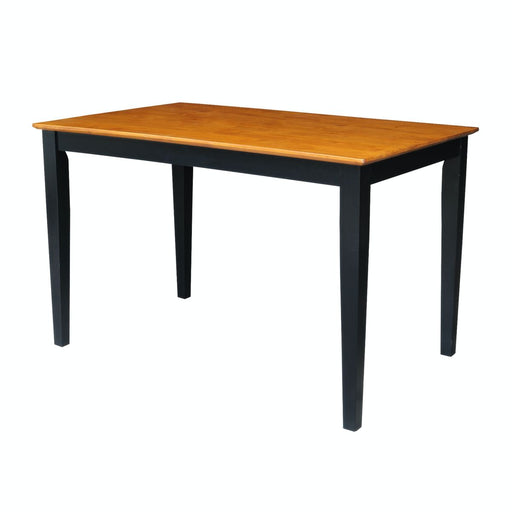 John Thomas Dining Essentials 30x48'' Square Table / 30'' Shaker Legs image