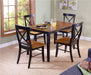 John Thomas Furniture Dining Essentials X Back Side Chair (Set of 2) in Black/Cherry image