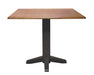 John Thomas Furniture Dining Essentials 36" Dropleaf Table in Cinnamon/Espresso - Holmwood's Furniture & Design Center (Somersworth, NH)