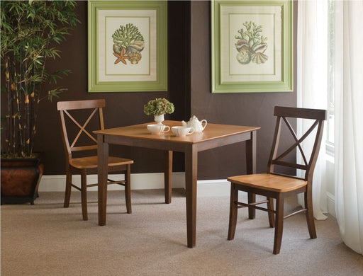 John Thomas Furniture Dining Essentials X Back Side Chair (Set of 2) in Espresso image