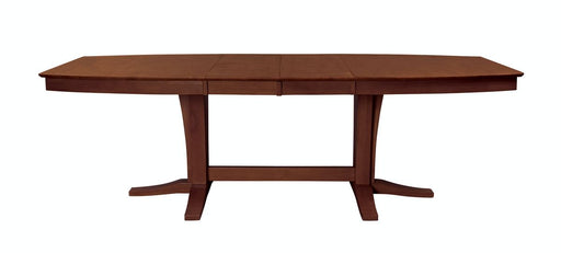 John Thomas Cosmopolitan Milano Double Pedestal Extension Table in Espresso image