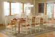 John Thomas Unfinished Farmhouse Table (Top only) / Turned Legs (Set of 5) image