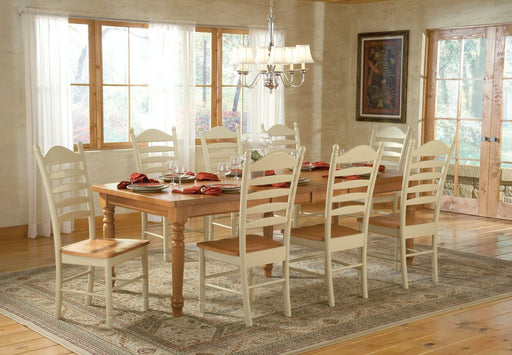 John Thomas Unfinished Farmhouse Table (Top only) / Turned Legs (Set of 5) image