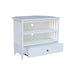 John Thomas Destinations Mission Corner TV Stand Pure White - Holmwood's Furniture & Design Center (Somersworth, NH)
