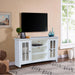 John Thomas Destinations 48'' TV Stand Pure White - Holmwood's Furniture & Design Center (Somersworth, NH)