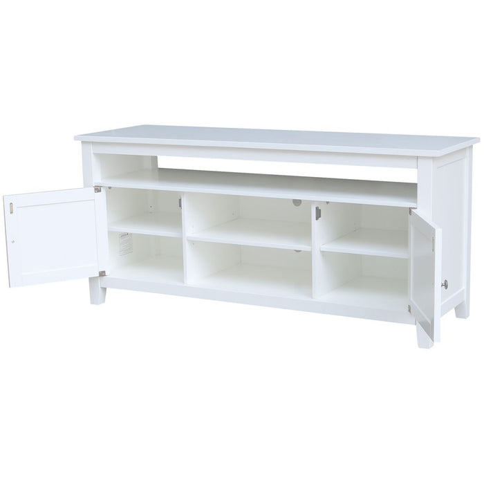 John Thomas Destinations Sturbridge TV Center Pure White - Holmwood's Furniture & Design Center (Somersworth, NH)