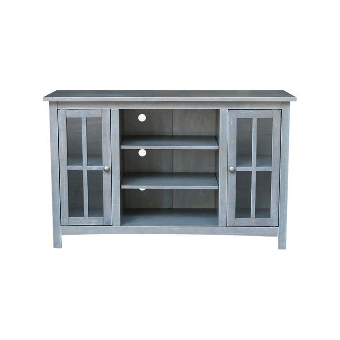 John Thomas Destinations 48'' TV Stand Heather Gray - Holmwood's Furniture & Design Center (Somersworth, NH)