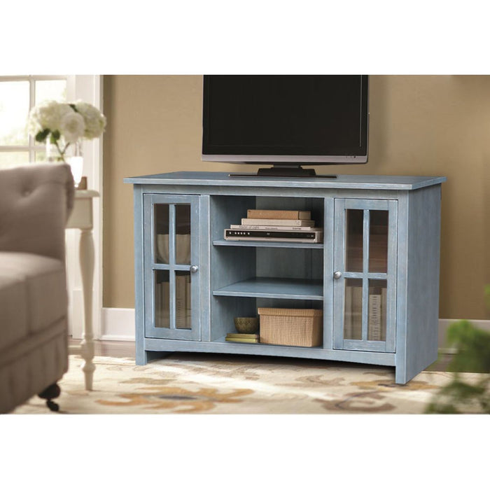 John Thomas Destinations 48'' TV Stand Heather Gray - Holmwood's Furniture & Design Center (Somersworth, NH)