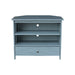 John Thomas Destinations Mission Corner TV Stand Ocean Blue - Holmwood's Furniture & Design Center (Somersworth, NH)