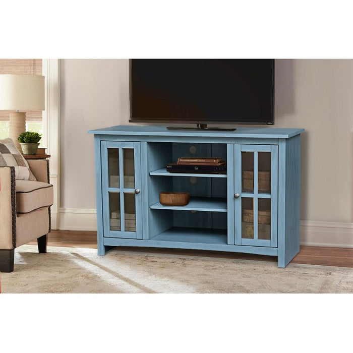 John Thomas Destinations 48'' TV Stand Ocean Blue - Holmwood's Furniture & Design Center (Somersworth, NH)