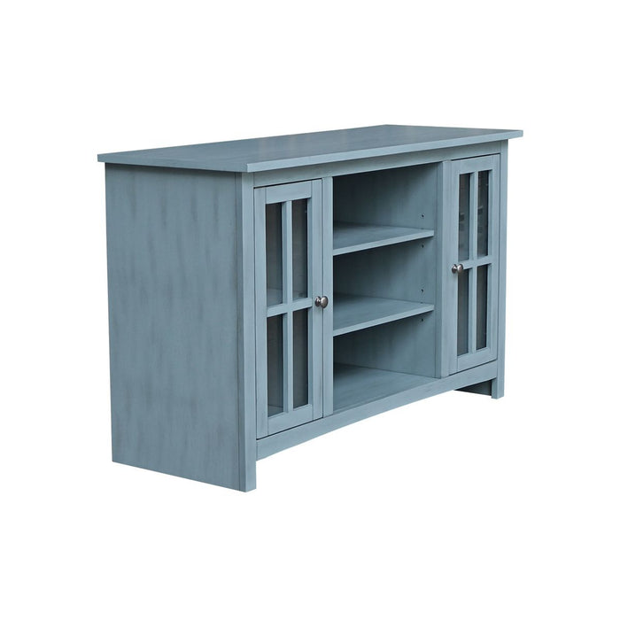 John Thomas Destinations 48'' TV Stand Ocean Blue - Holmwood's Furniture & Design Center (Somersworth, NH)