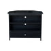 John Thomas Destinations Mission Corner TV Stand Solid Black - Holmwood's Furniture & Design Center (Somersworth, NH)