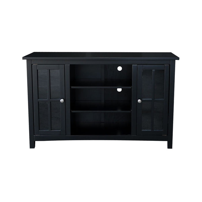 John Thomas Destinations 48'' TV Stand Solid Black - Holmwood's Furniture & Design Center (Somersworth, NH)
