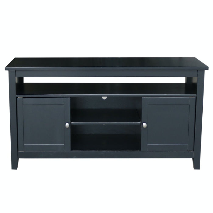 John Thomas Destinations Sturbridge TV Center Solid Black - Holmwood's Furniture & Design Center (Somersworth, NH)