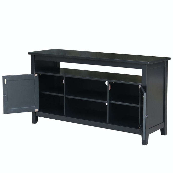 John Thomas Destinations Sturbridge TV Center Solid Black - Holmwood's Furniture & Design Center (Somersworth, NH)