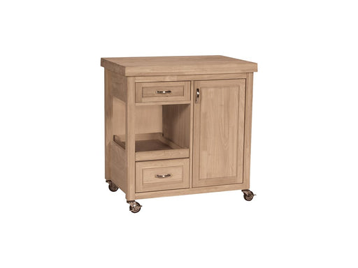 John Thomas Unfinished Castored Kitchen Work Center image