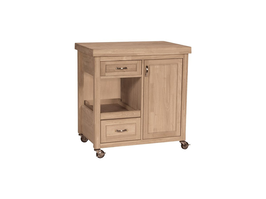 John Thomas Unfinished Castored Kitchen Work Center image